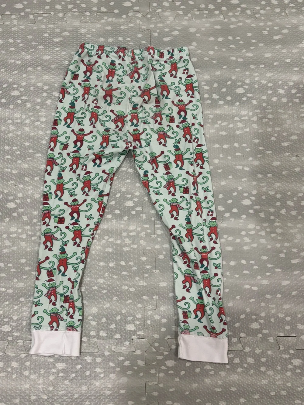 Roller Rabbit Christmas Monkey Pajama Pants
